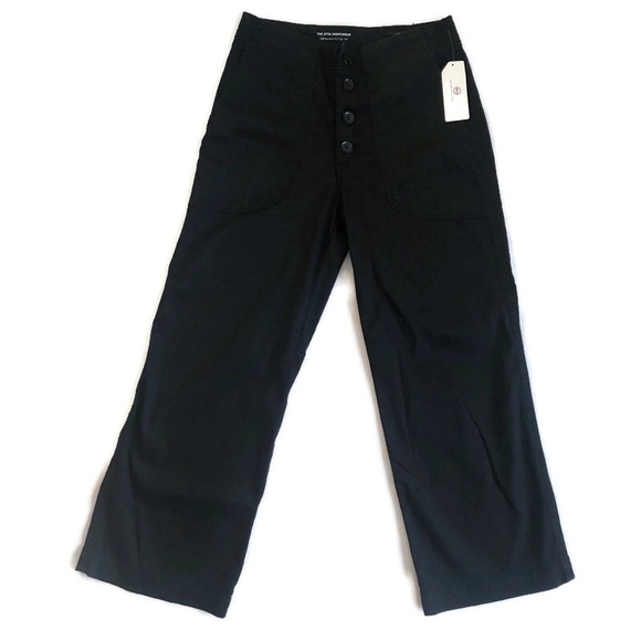 AG Etta Workwear High Waist Wide Leg Crop Pants - Picture 5 of 13